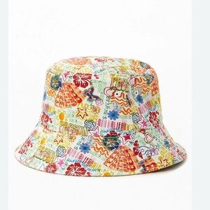 PacSun Vibrant Patterned Bucket Hat